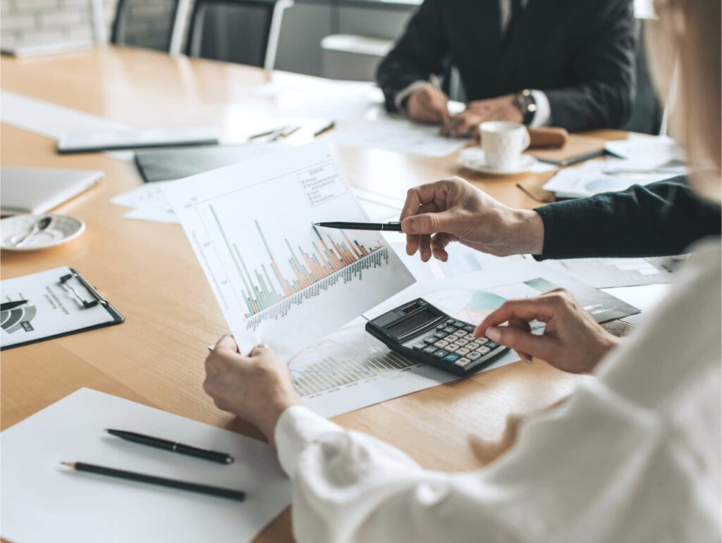 Analiza danych finansowych w biurze